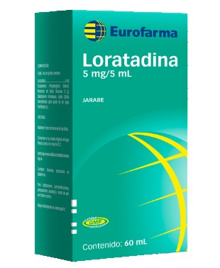 LORATADINA 5MG/5ML JARABE  60 ML EUROFARMA