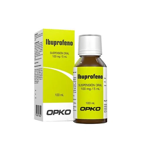 IBUPROFENO SUS ORAL 100ML/5MG OPKO